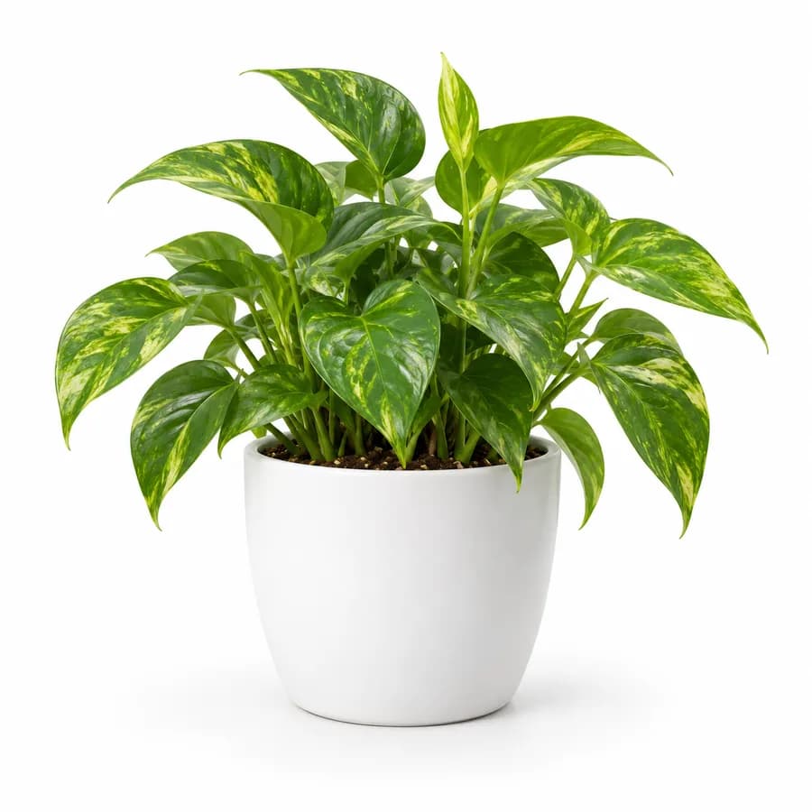 Desk Plant That Photosynthesizes Excuses: a small plant in a white pot