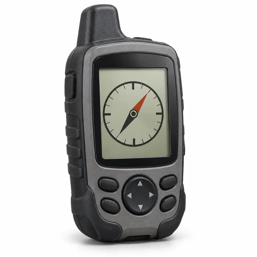 GPS for Misplaced Motivation: a handheld GPS device with a compass on the screen